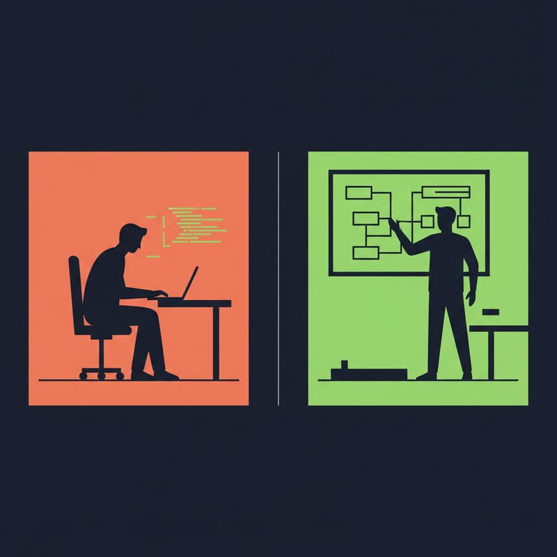 Кодер vs Архитектор — два пути развития